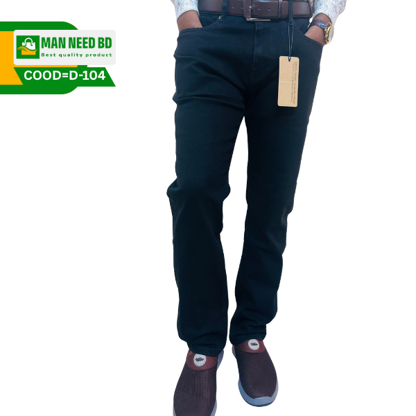 Men’s Black Export Quality Denim Jeans Pant – Stylish & Comfortable Fit