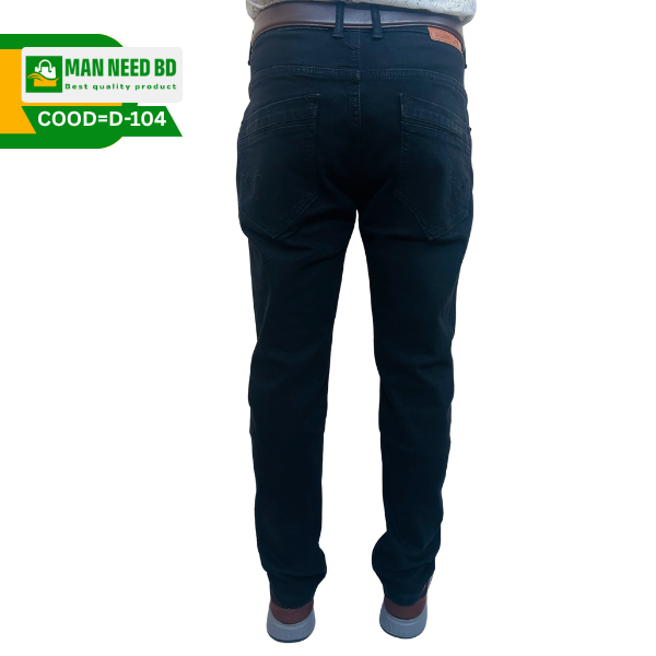 Men’s Black Export Quality Denim Jeans Pant – Stylish & Comfortable Fit