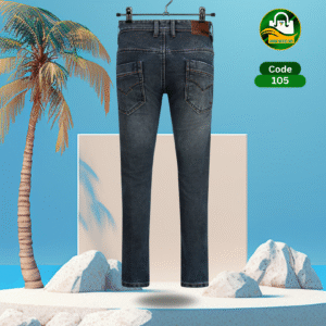 Rookies Black S Knit Denim Jeans for Men – Comfortable China Fabric