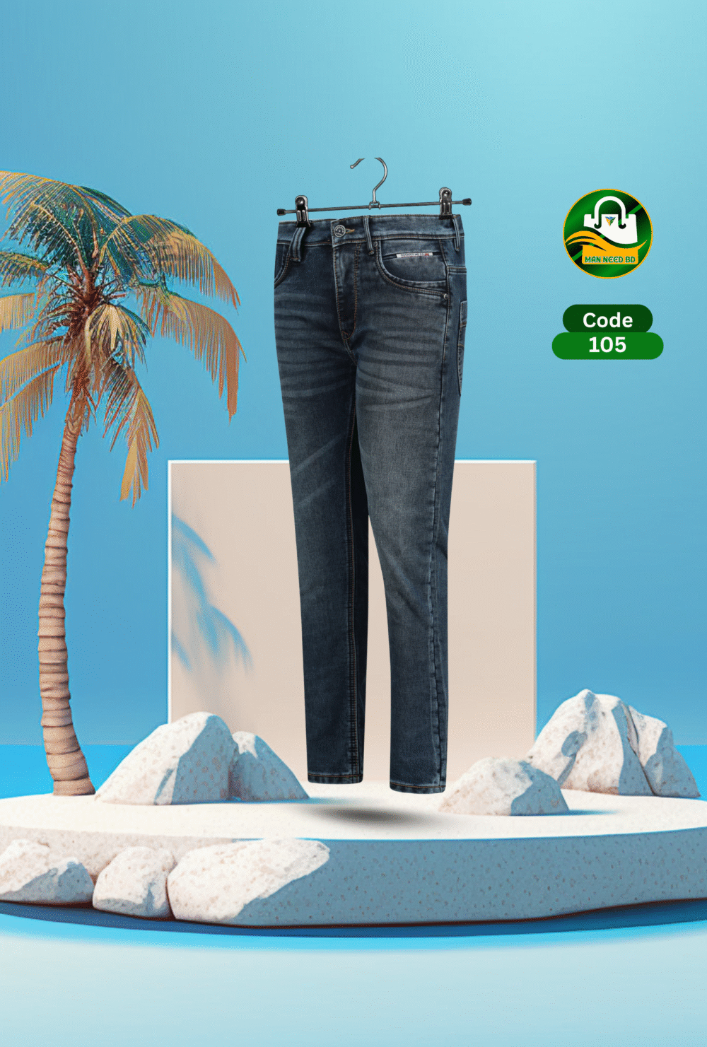 Rookies Black S Knit Denim Jeans for Men – Comfortable China Fabric