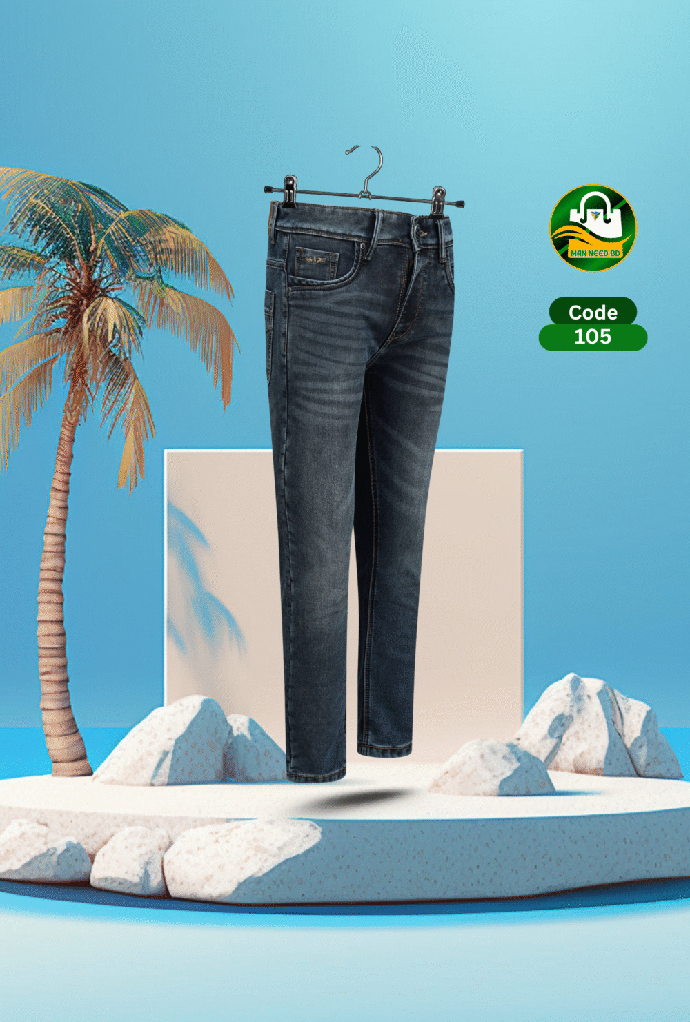 Rookies Black S Knit Denim Jeans for Men – Comfortable China Fabric